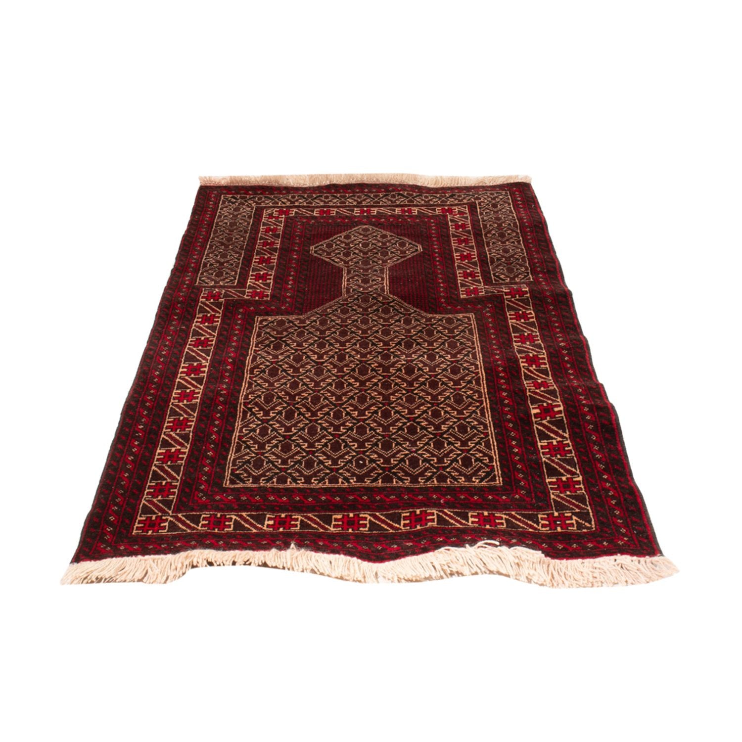 Belutsch Teppich - 150 x 89 cm - rot