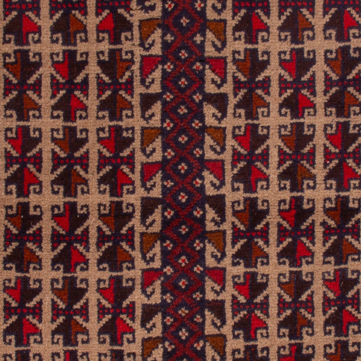 Belutsch Teppich - 130 x 83 cm - beige