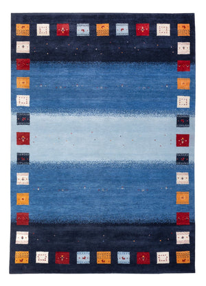 Gabbeh Teppich - Loribaft Indus - 240 x 169 cm - blau