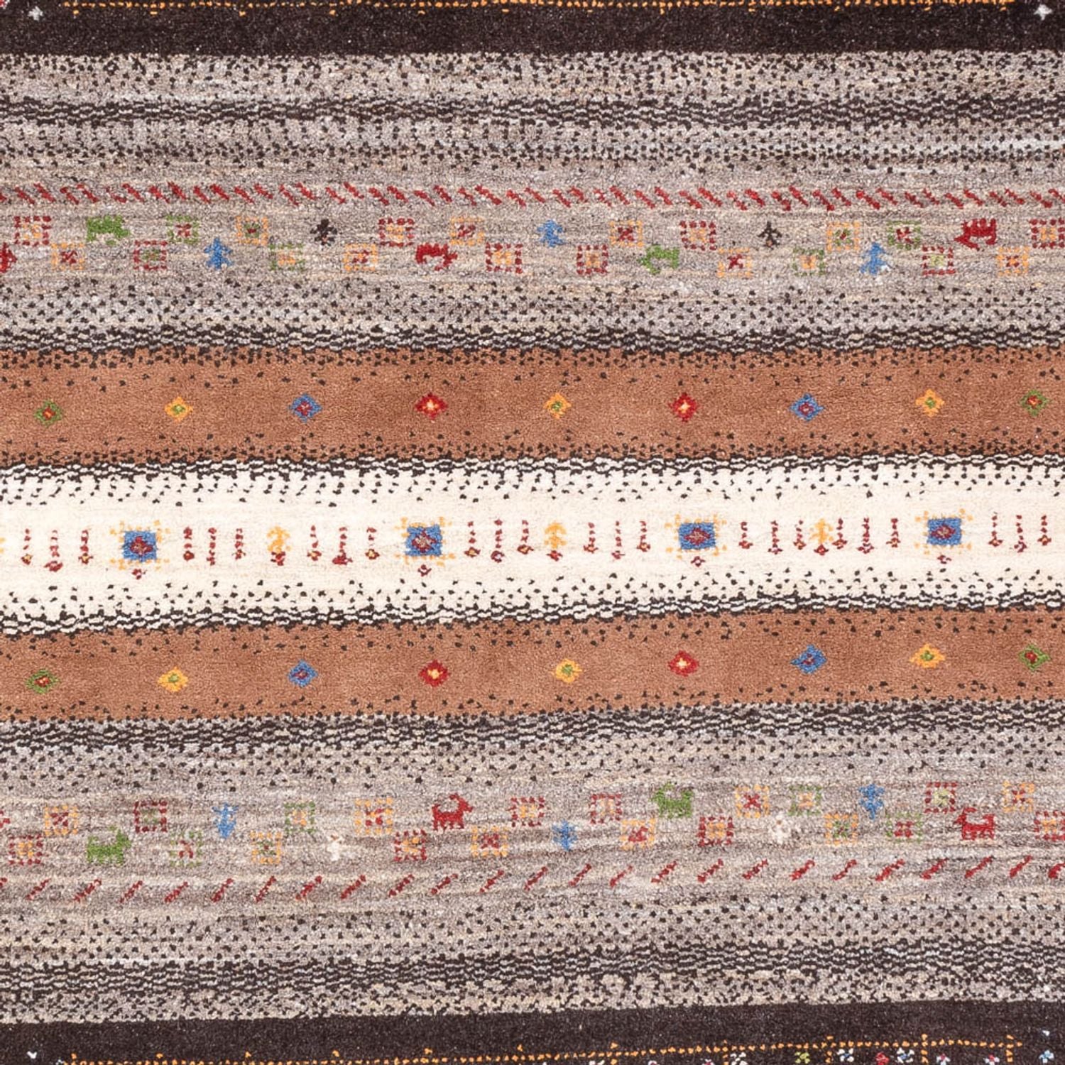 Gabbeh Teppich - Loribaft Indus - 240 x 169 cm - mehrfarbig