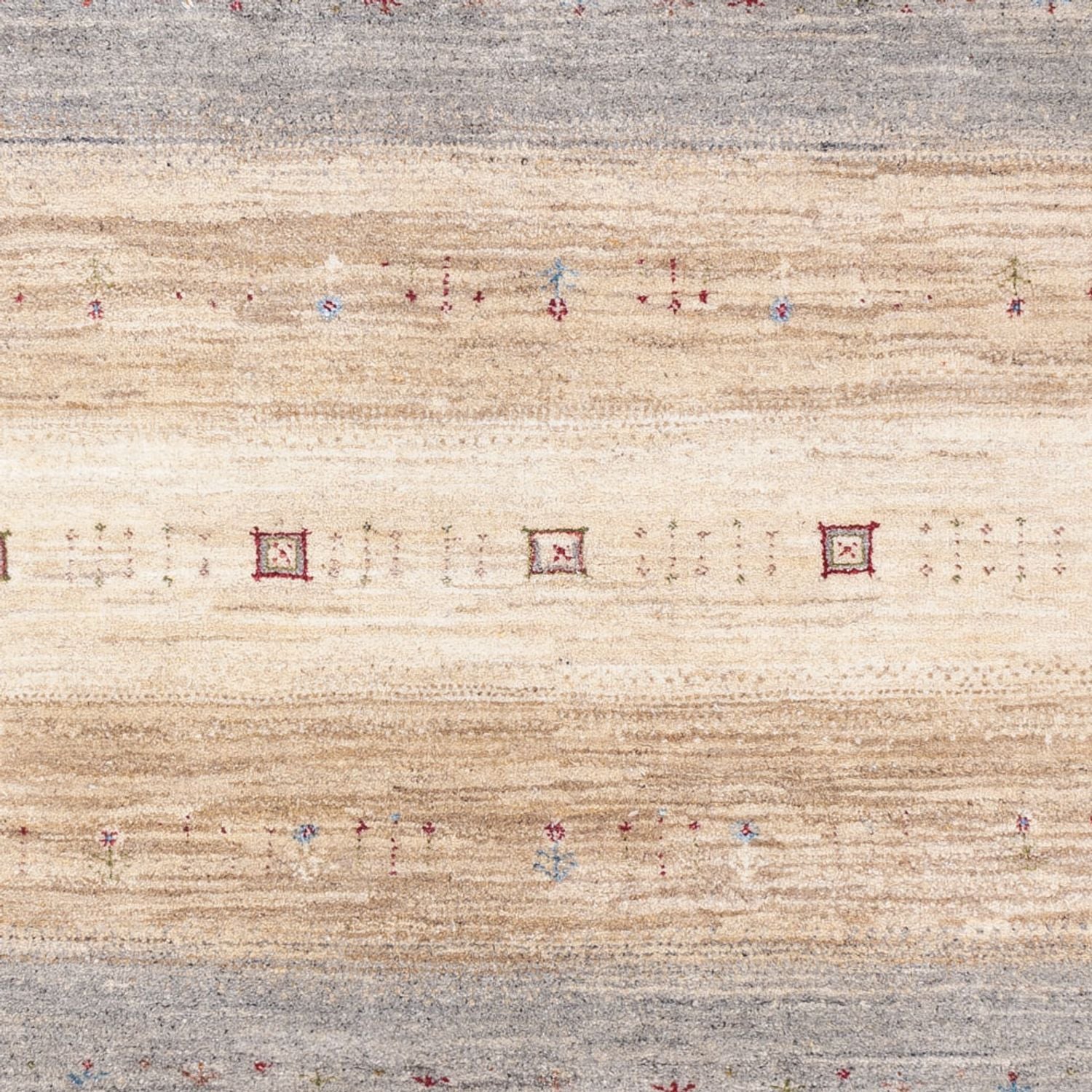 Gabbeh Teppich - Loribaft Indus - 242 x 167 cm - natur