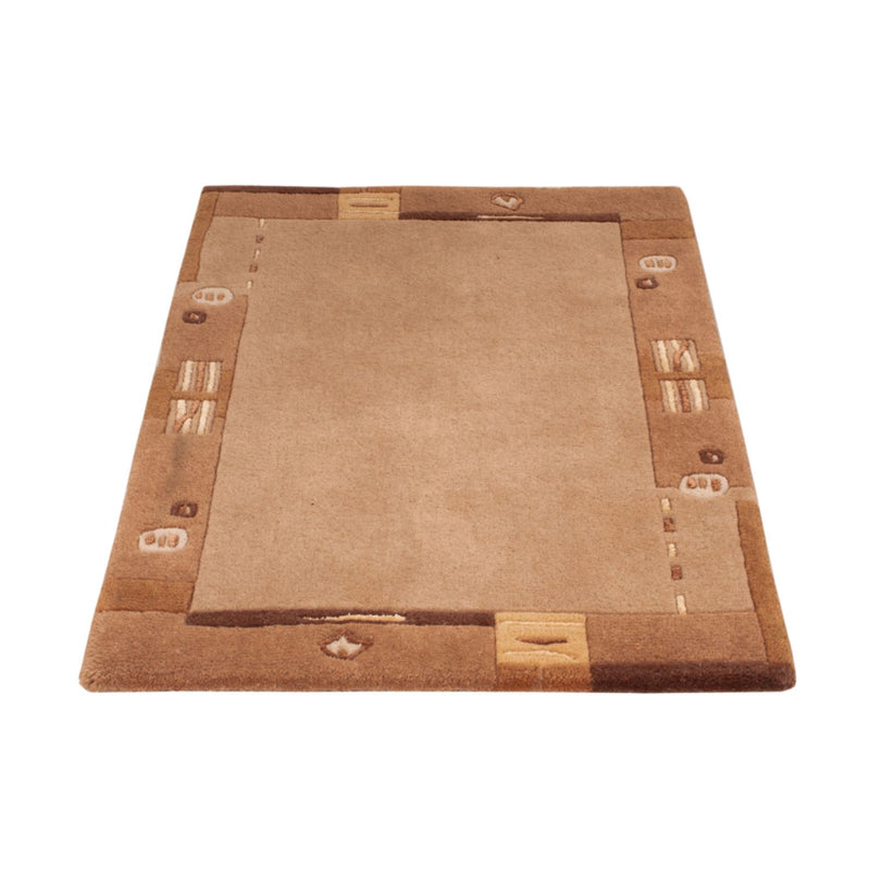 Nepal Teppich - 90 x 60 cm - braun