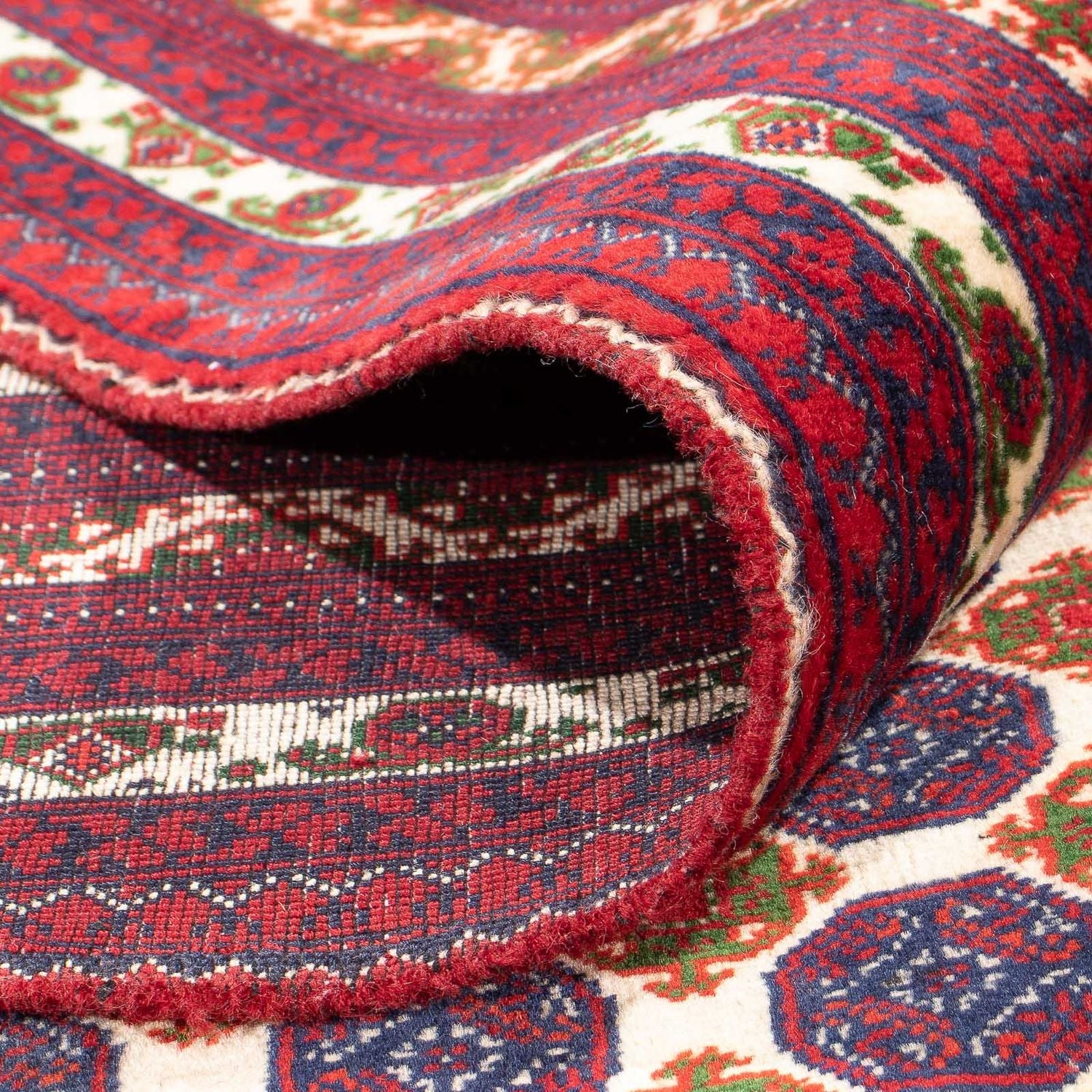 Afghan Teppich - 341 x 260 cm - beige