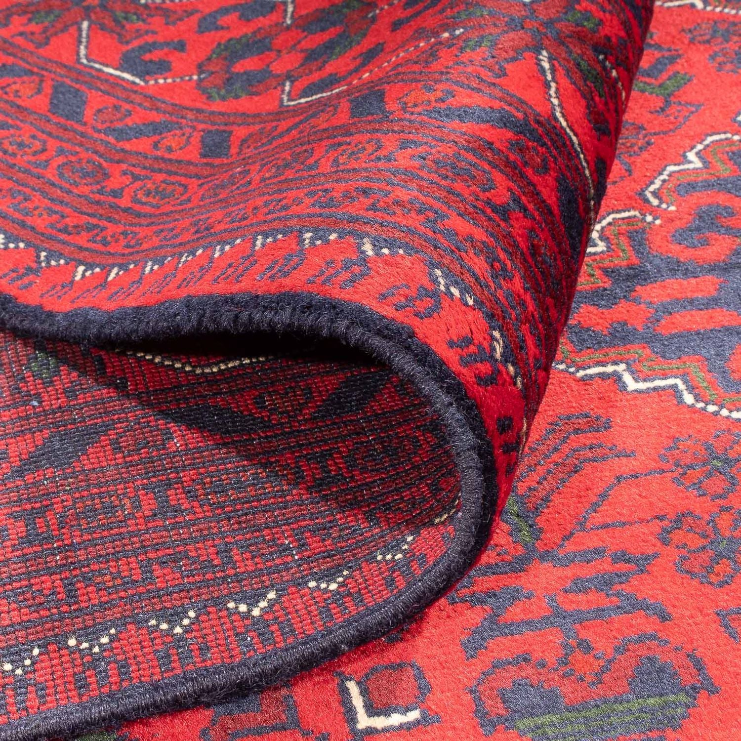 Afghan Teppich - 293 x 196 cm - rot