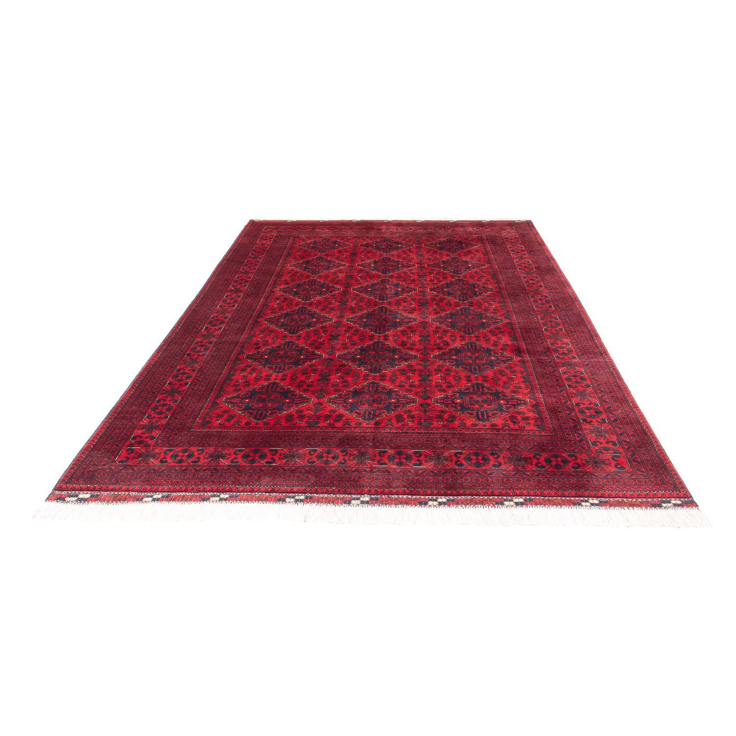 Afghan Teppich - 293 x 196 cm - rot