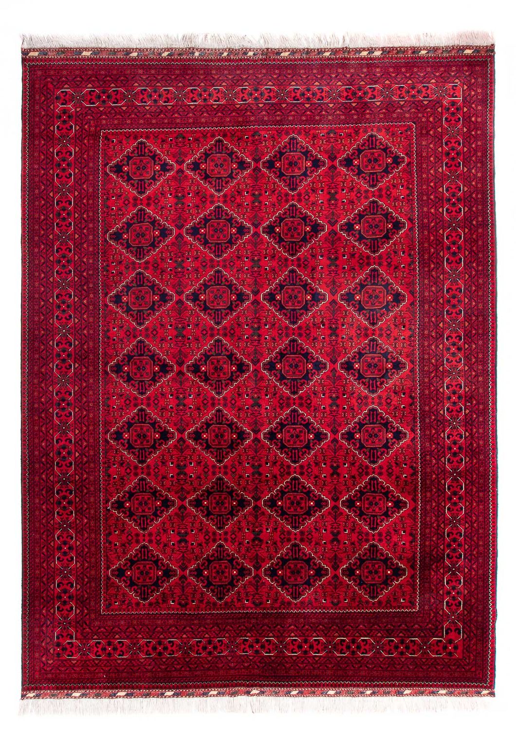 Afghan Teppich - 345 x 244 cm - rot