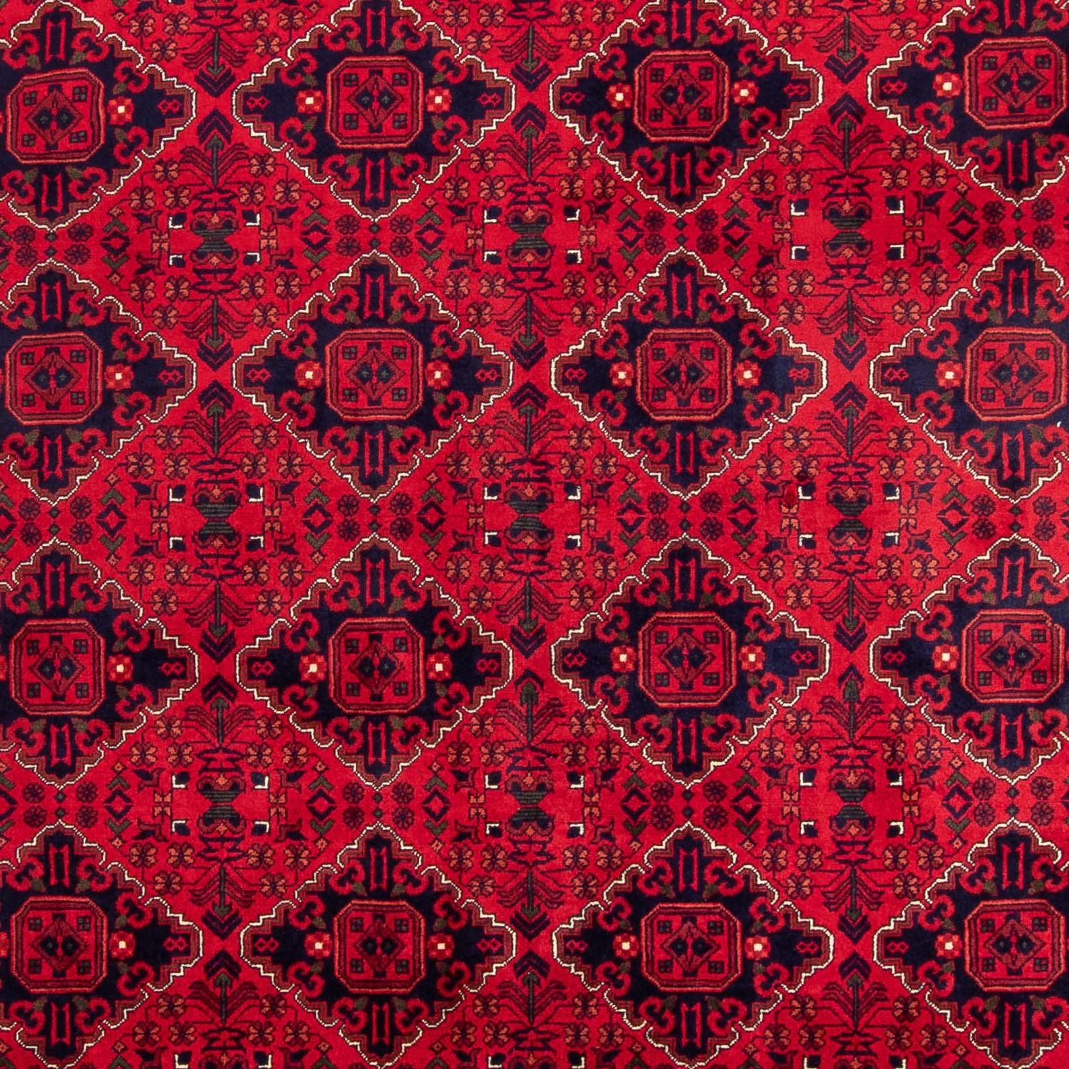 Afghan Teppich - 345 x 244 cm - rot