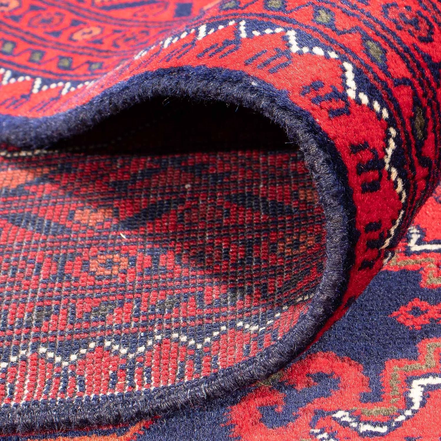 Afghan Teppich - 345 x 244 cm - rot