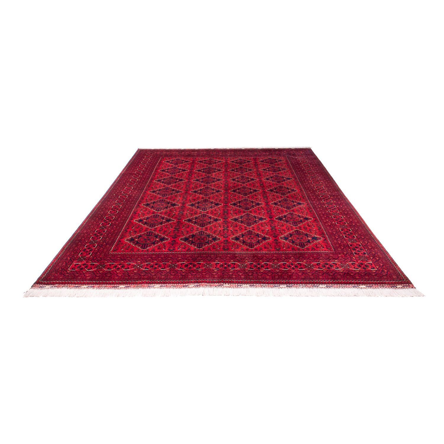 Afghan Teppich - 345 x 244 cm - rot