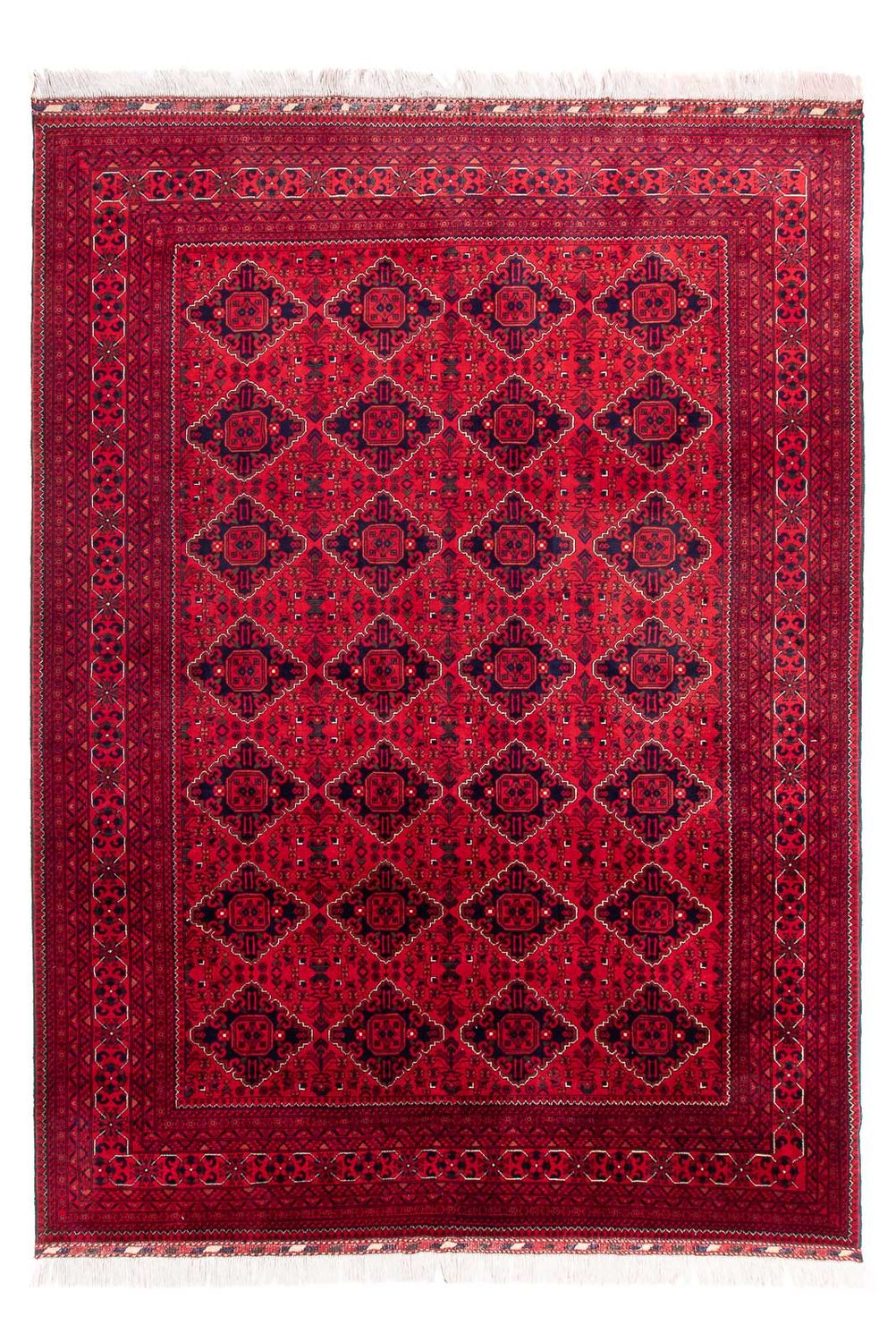 Afghan Teppich - 349 x 246 cm - rot