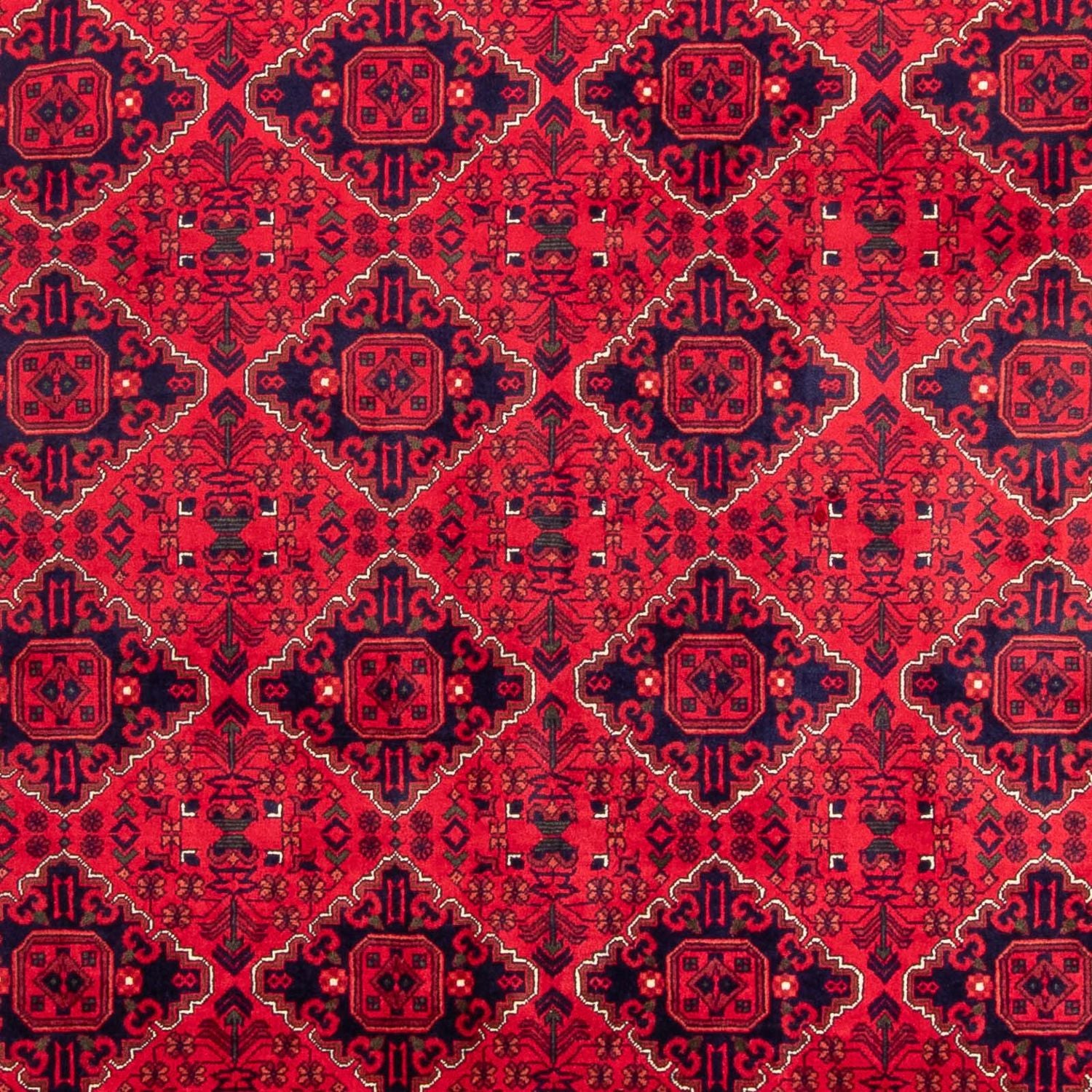 Afghan Teppich - 349 x 246 cm - rot