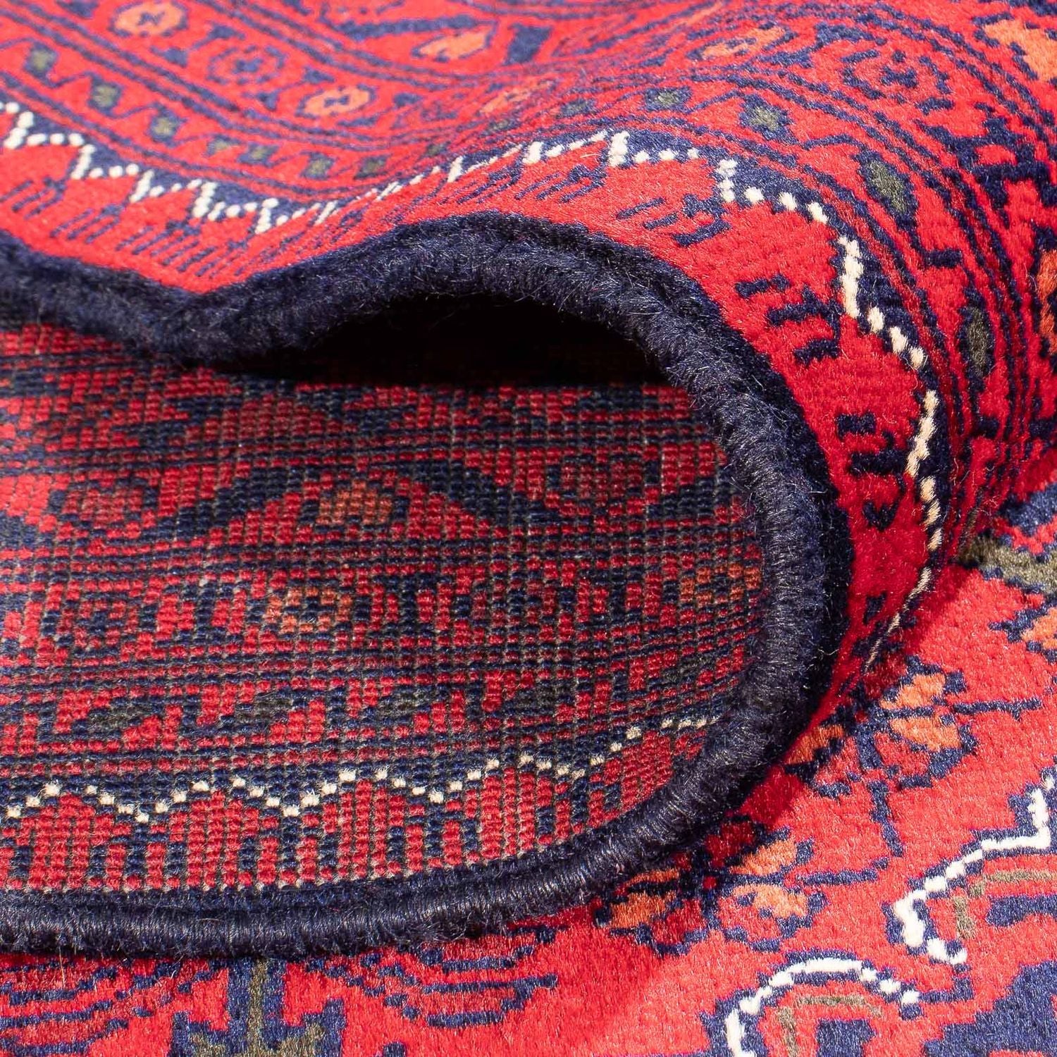 Afghan Teppich - 349 x 246 cm - rot