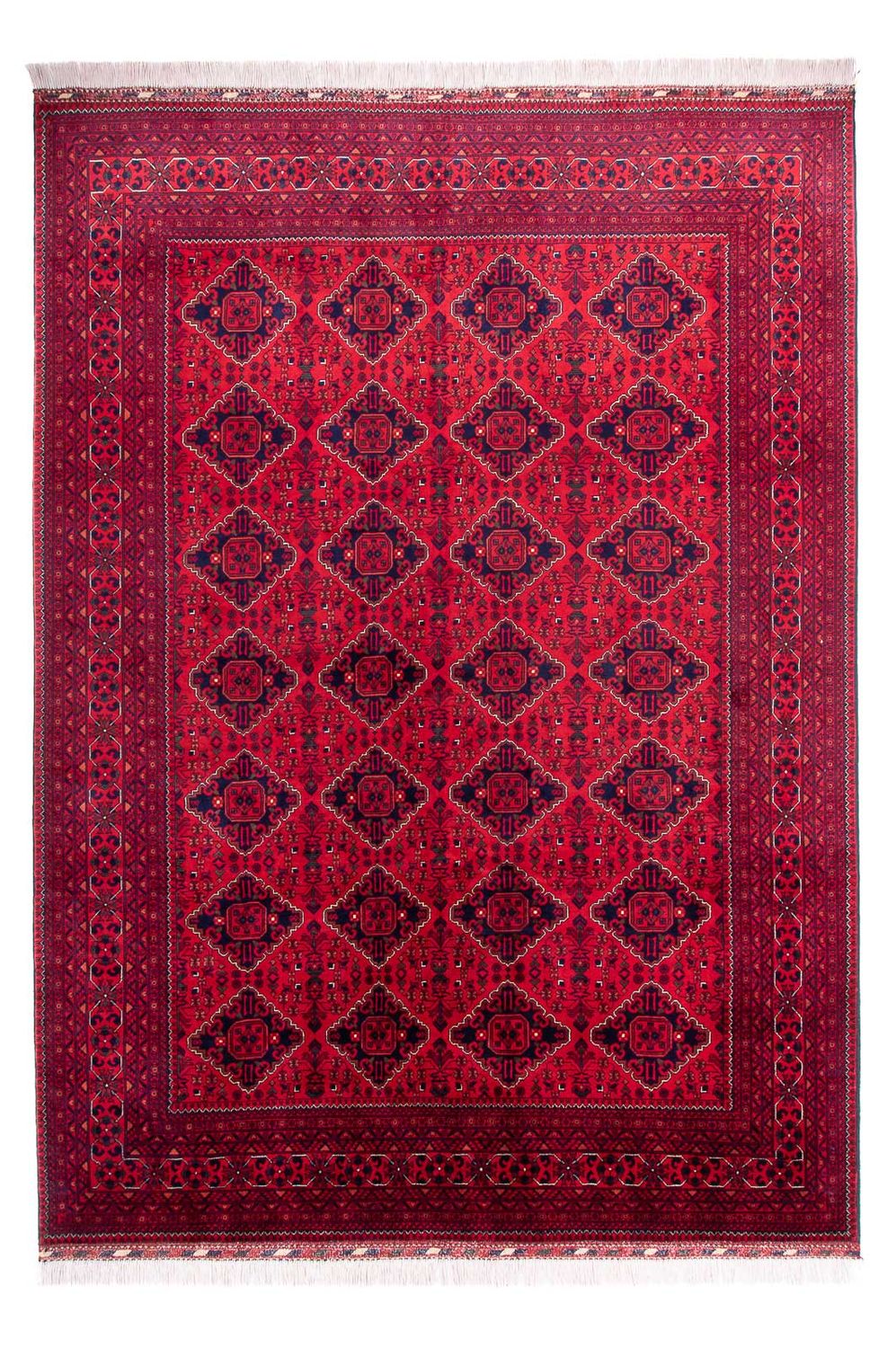 Afghan Teppich - 346 x 246 cm - rot