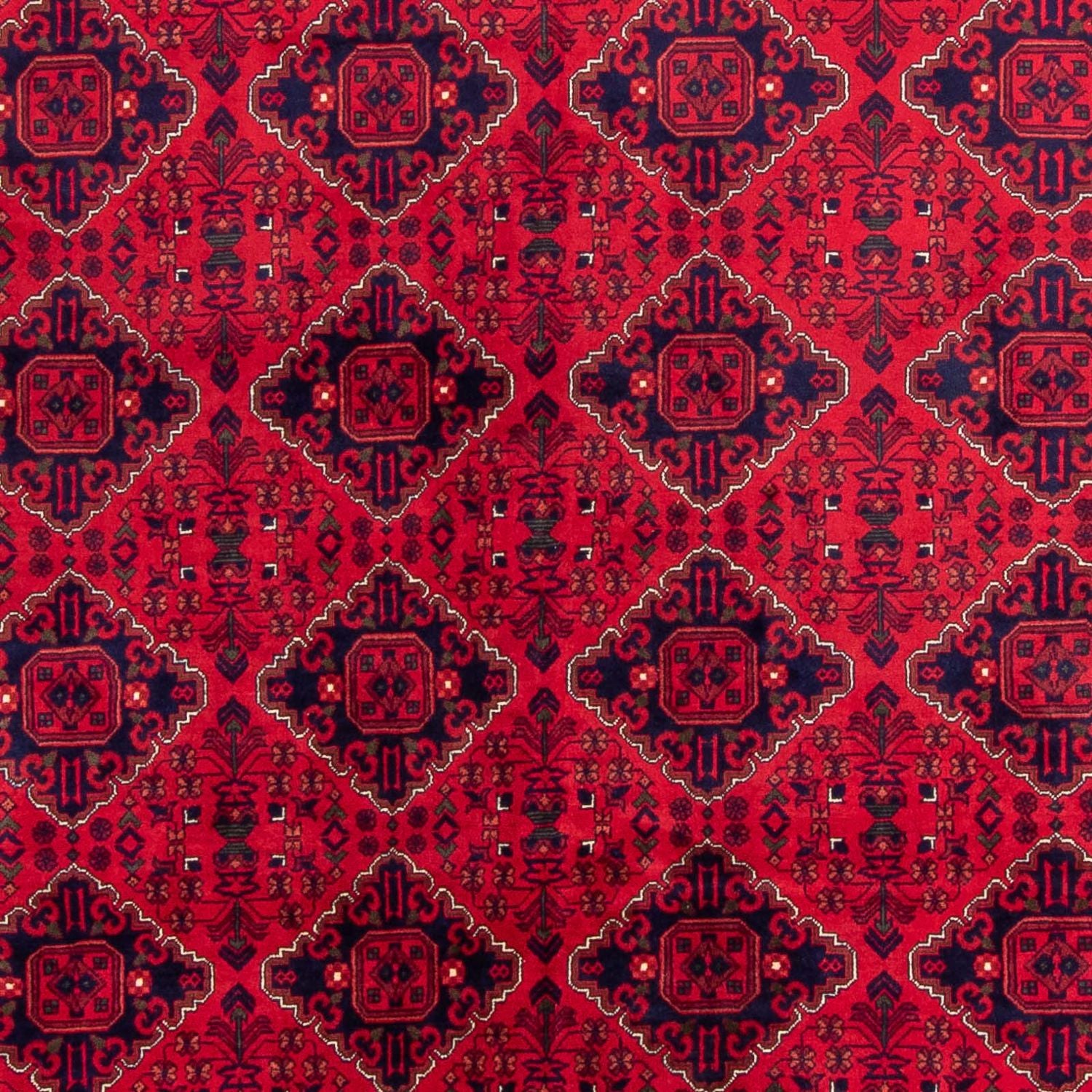 Afghan Teppich - 346 x 246 cm - rot