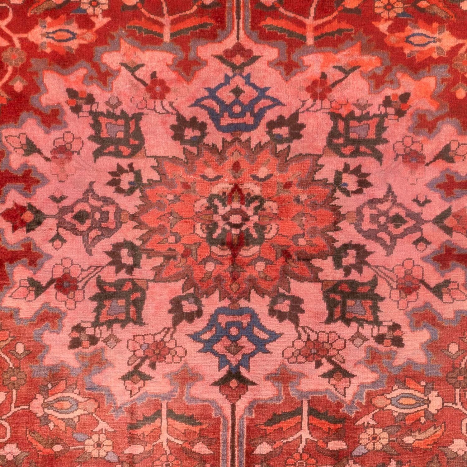 Perserteppich - Nomadic - 210 x 162 cm - hellrot