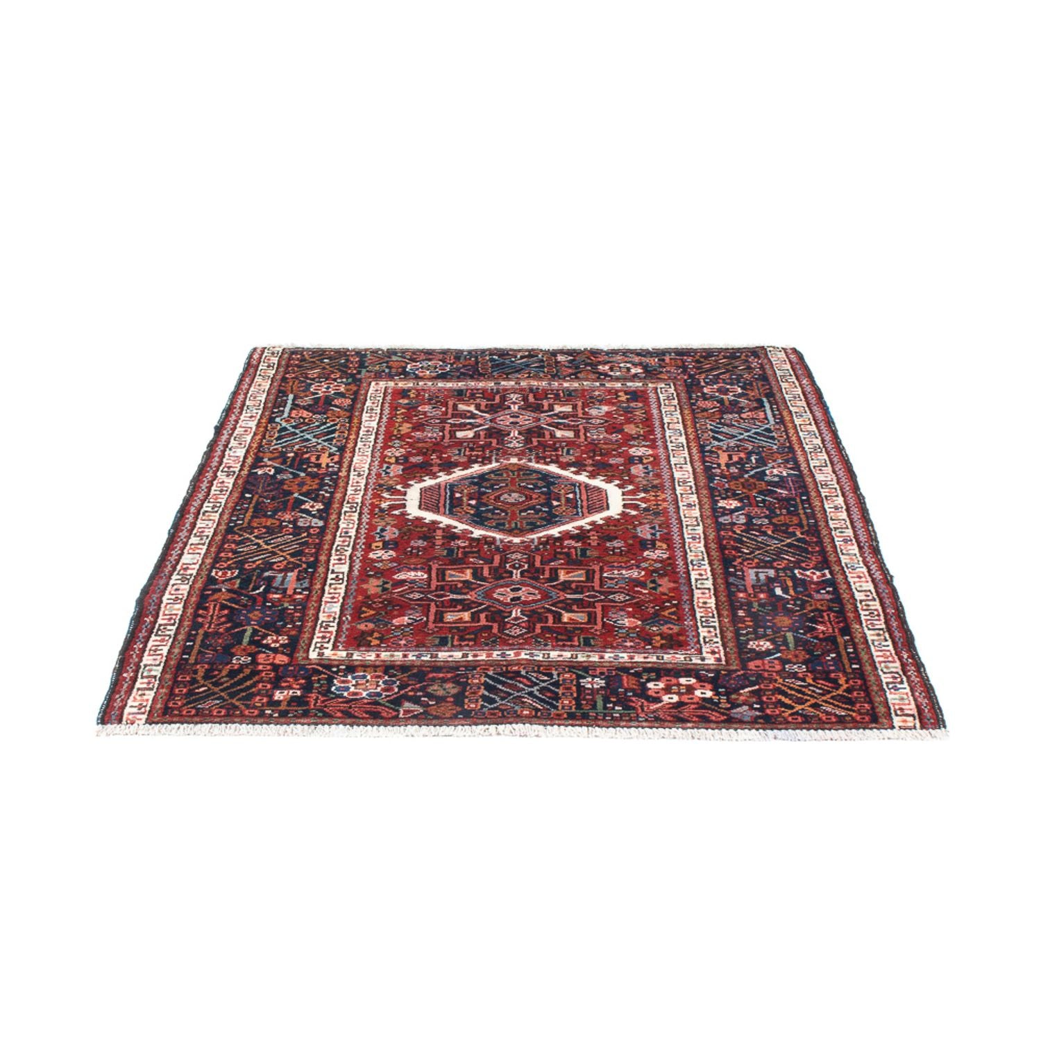 Perserteppich - Nomadic - 130 x 108 cm - hellrot
