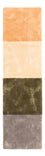 Läufer Viskose - 157 x 42 cm - mehrfarbig