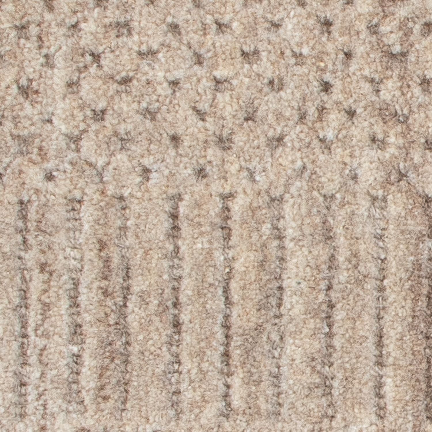 Wollteppich quadratisch  - 30 x 30 cm - braun