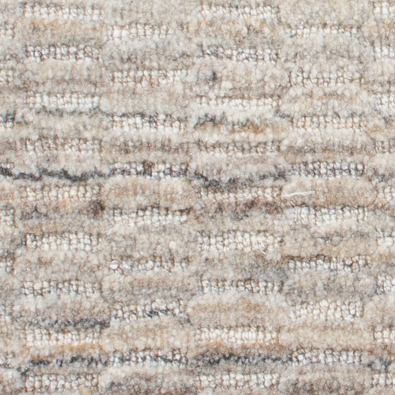 Wollteppich quadratisch  - 33 x 30 cm - hellgrau