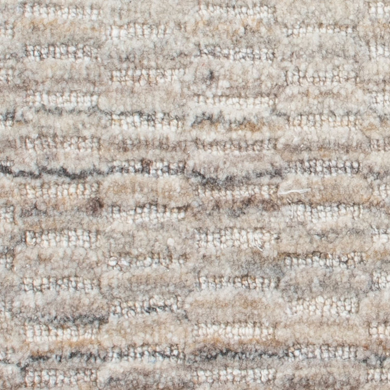 Wollteppich quadratisch  - 33 x 30 cm - hellgrau