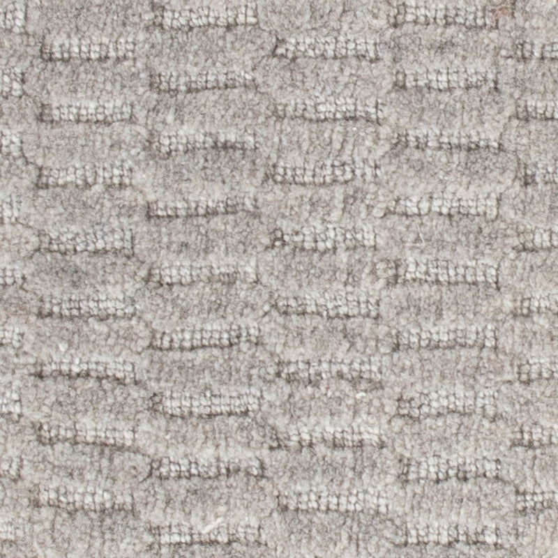 Wollteppich quadratisch  - 32 x 32 cm - grau
