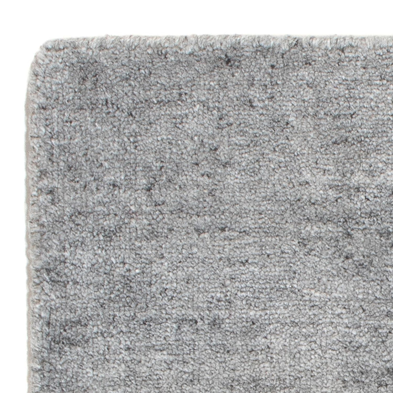 Wollteppich quadratisch  - 30 x 30 cm - grau