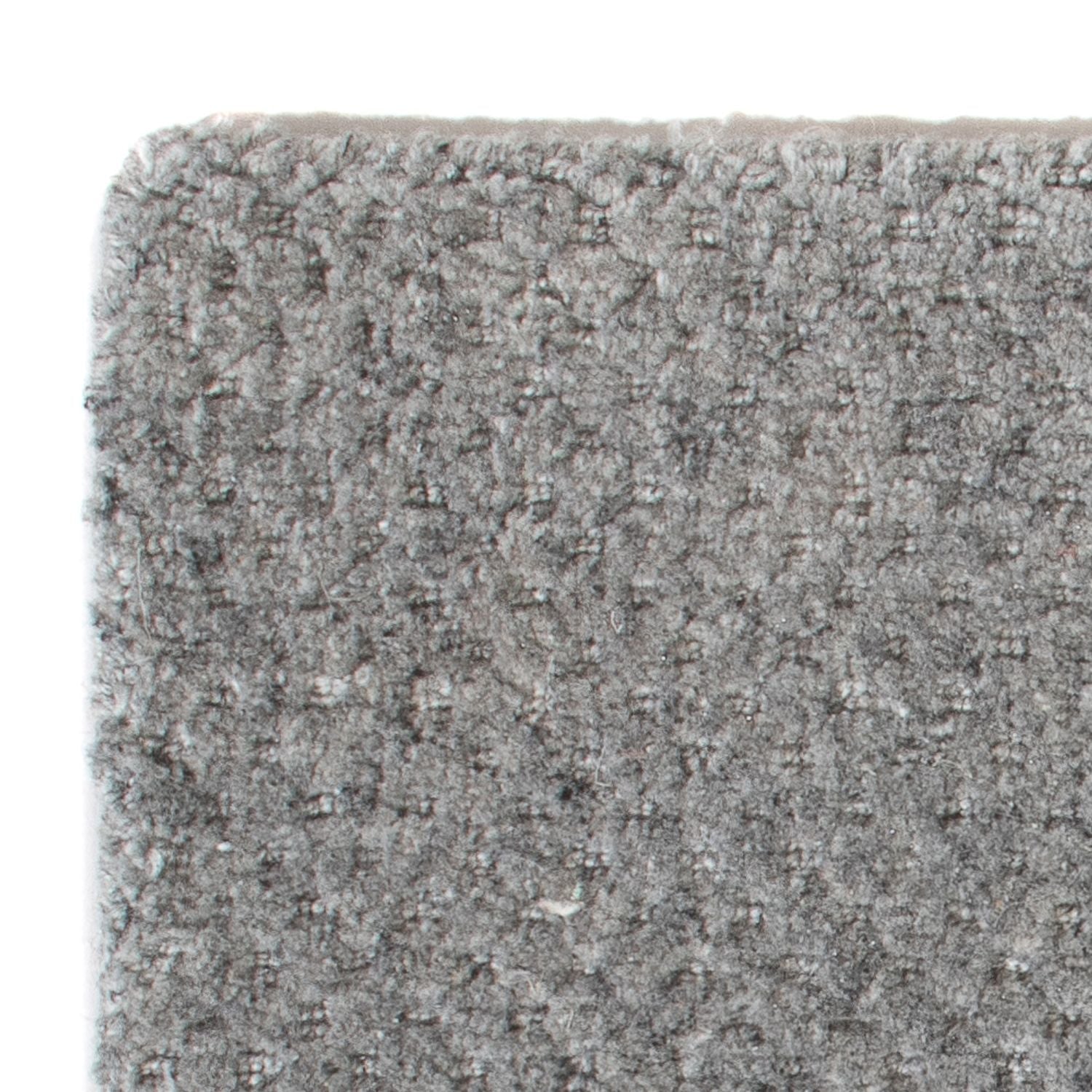 Wollteppich quadratisch  - 30 x 30 cm - grau