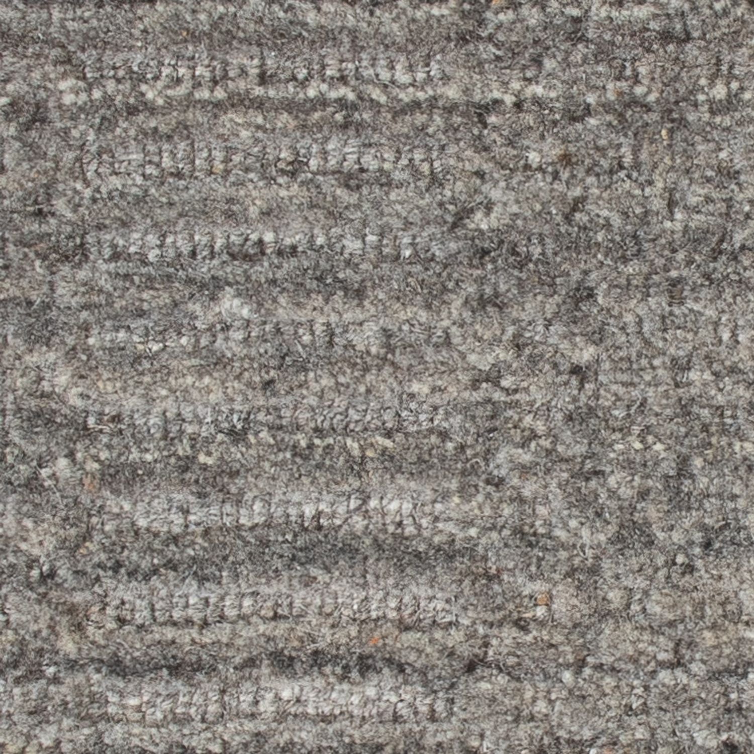 Wollteppich quadratisch  - 30 x 30 cm - grau