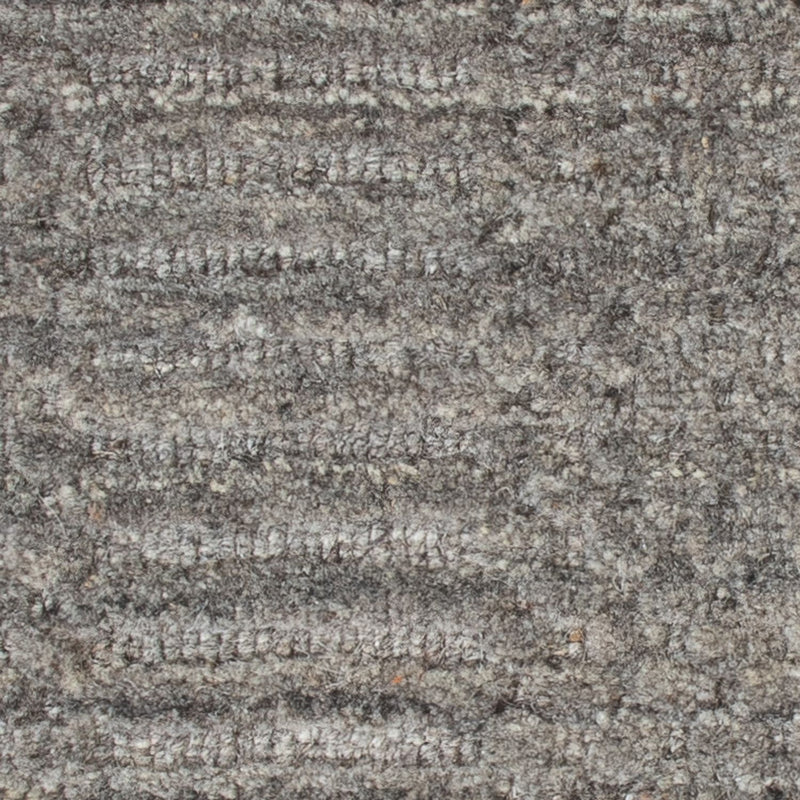 Wollteppich quadratisch  - 30 x 30 cm - grau