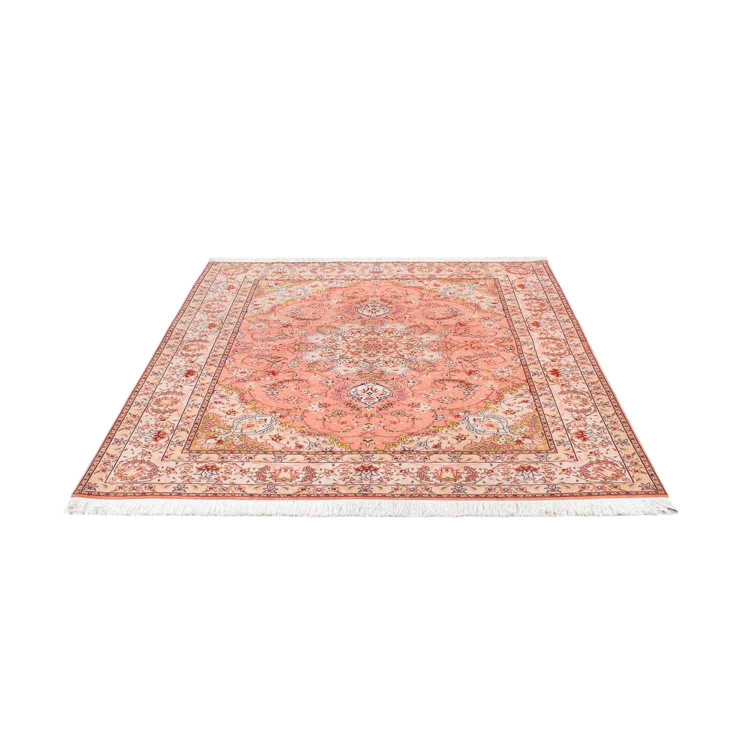 Perserteppich - Täbriz - Royal - 200 x 150 cm - lachs