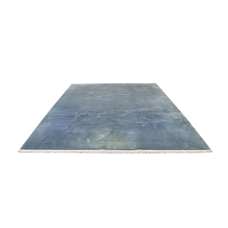 Nepal Teppich - 350 x 240 cm - hellblau