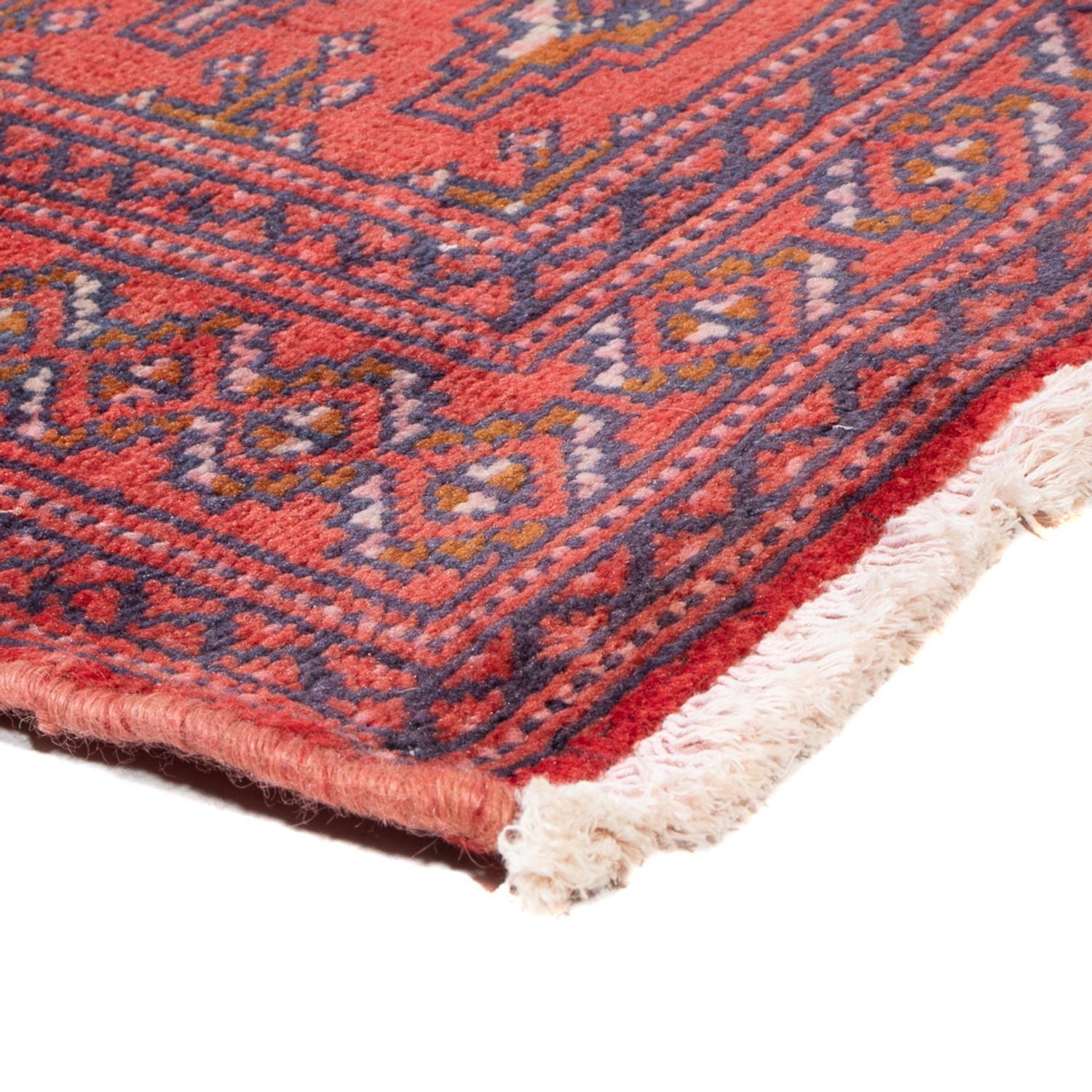 Turkaman Teppich - 130 x 60 cm - hellrot