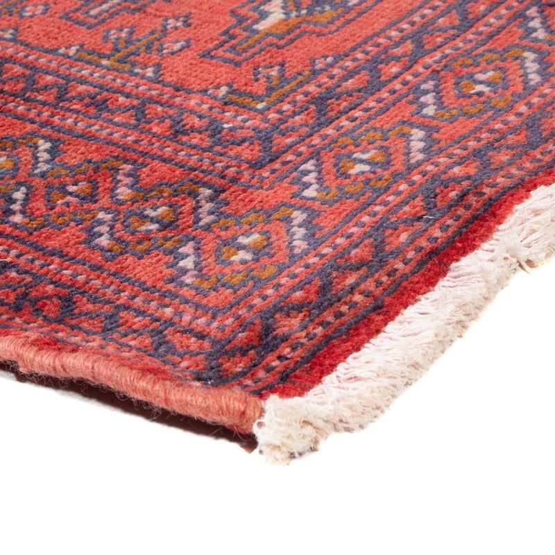 Turkaman Teppich - 130 x 60 cm - hellrot