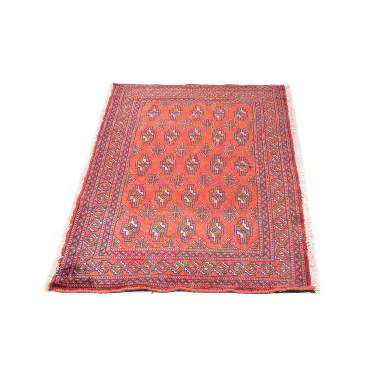 Turkaman Teppich - 130 x 60 cm - hellrot