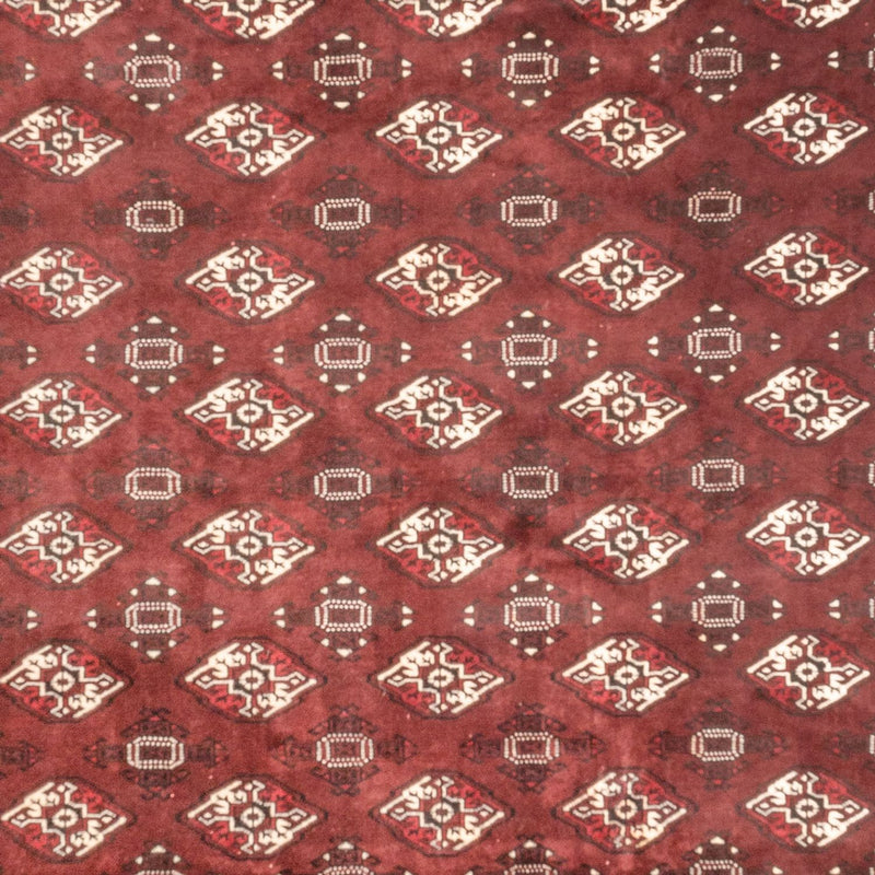 Turkaman Teppich - 380 x 260 cm - dunkelrot