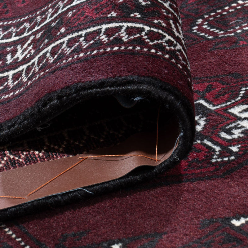 Turkaman Teppich - 380 x 260 cm - dunkelrot