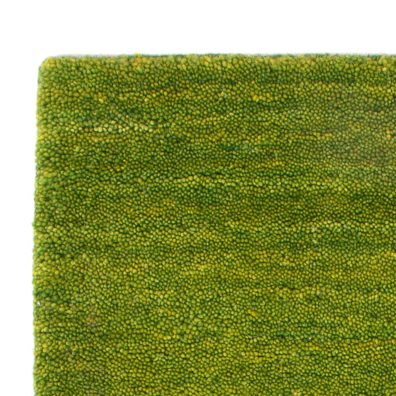 Gabbeh Teppich - Softy - 60 x 40 cm - grün