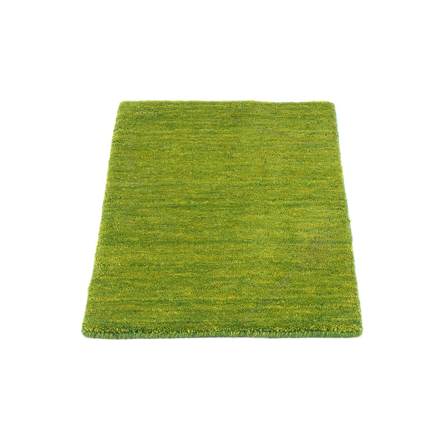 Gabbeh Teppich - Softy - 60 x 40 cm - grün