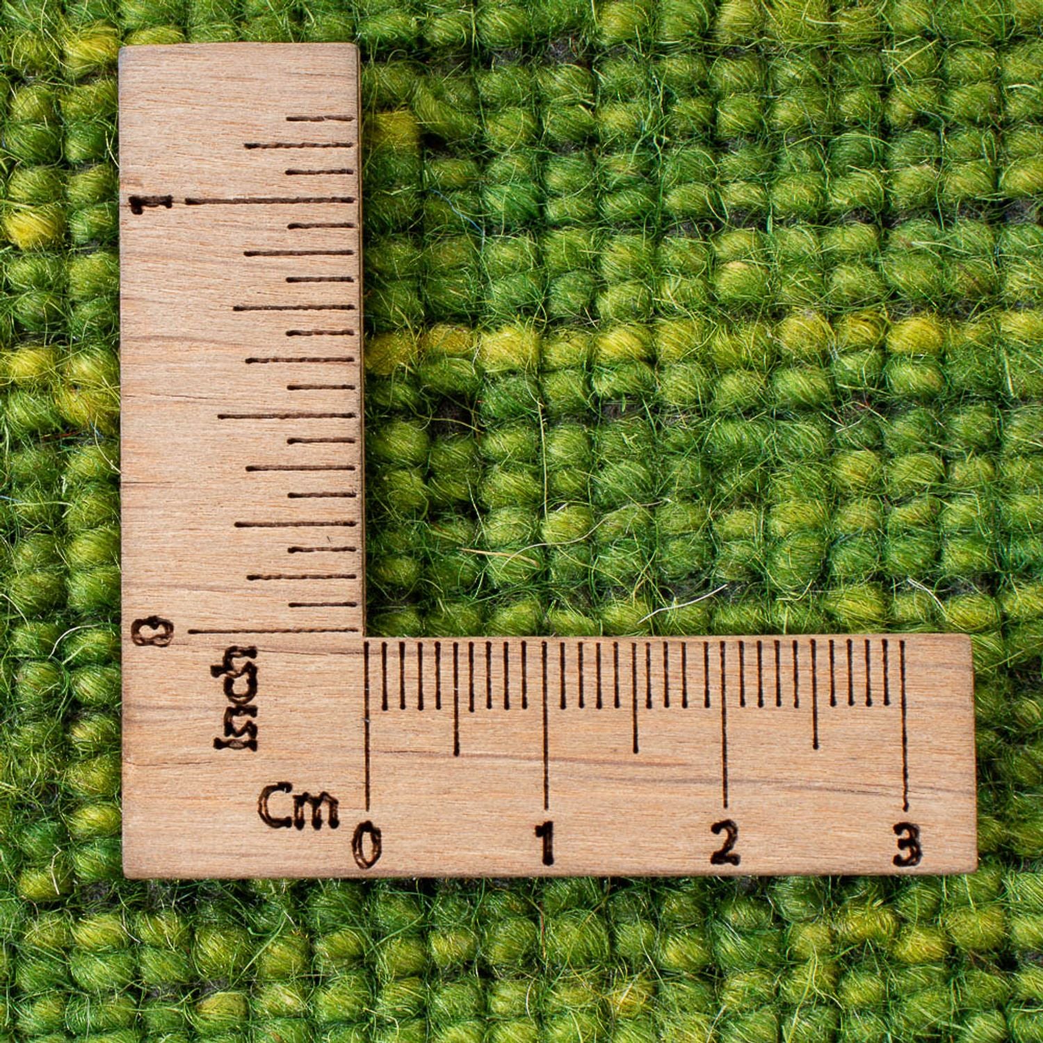 Gabbeh Teppich - Softy - 60 x 40 cm - grün