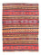 Kelim Teppich - Old - 210 x 150 cm - mehrfarbig