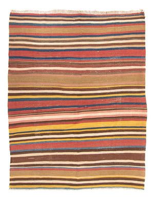 Kelim Teppich - Old - 215 x 172 cm - mehrfarbig