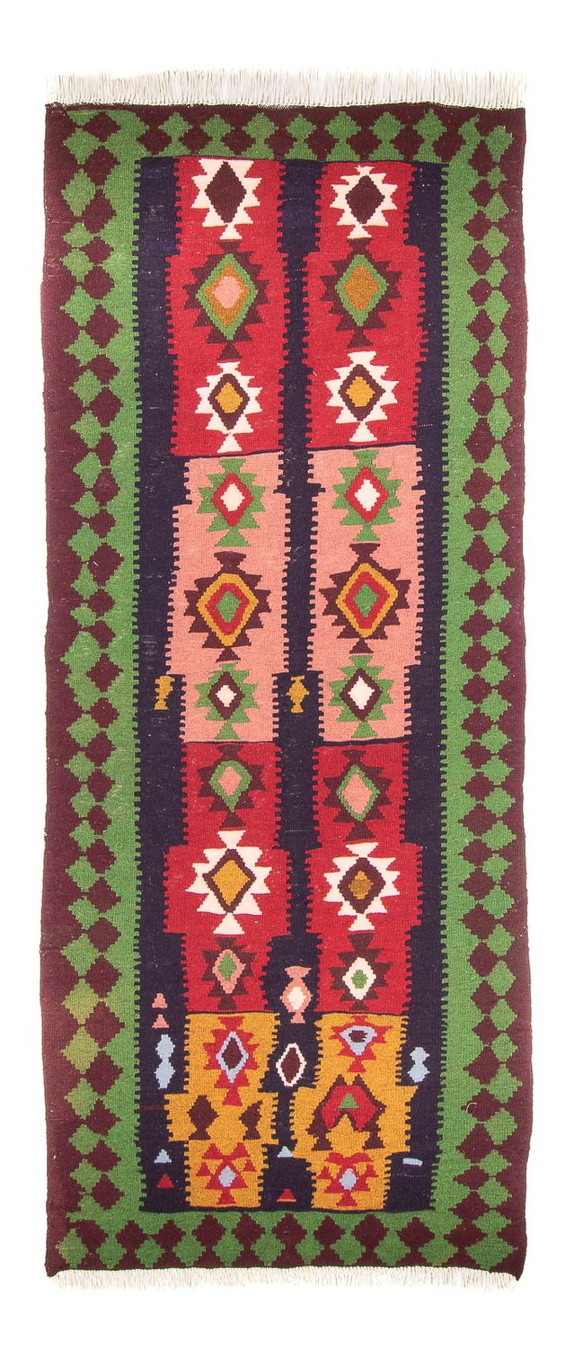 Läufer Kelim - Old - 275 x 110 cm - mehrfarbig