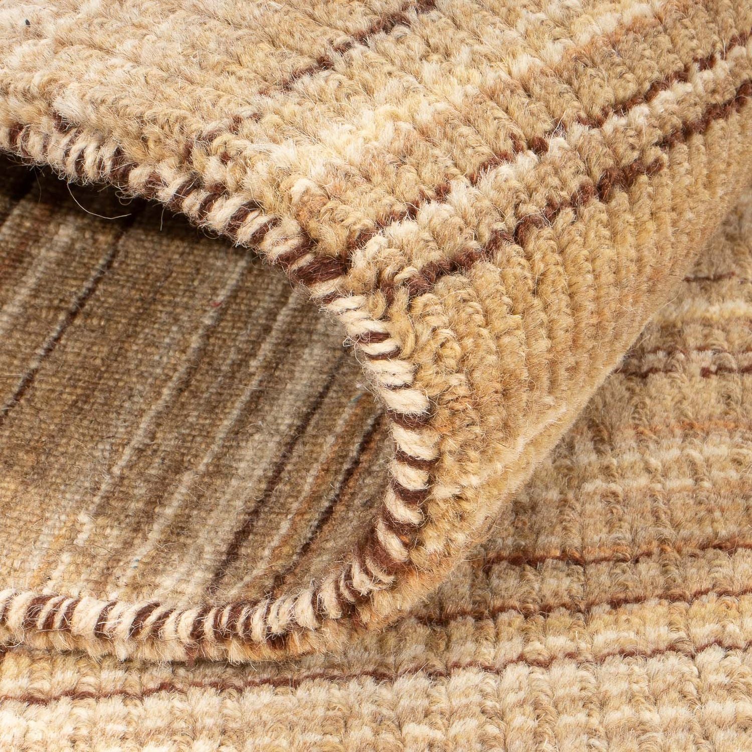 Gabbeh Teppich - Loribaft Softy - 160 x 100 cm - beige