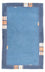 Nepal Teppich - 160 x 90 cm - blau