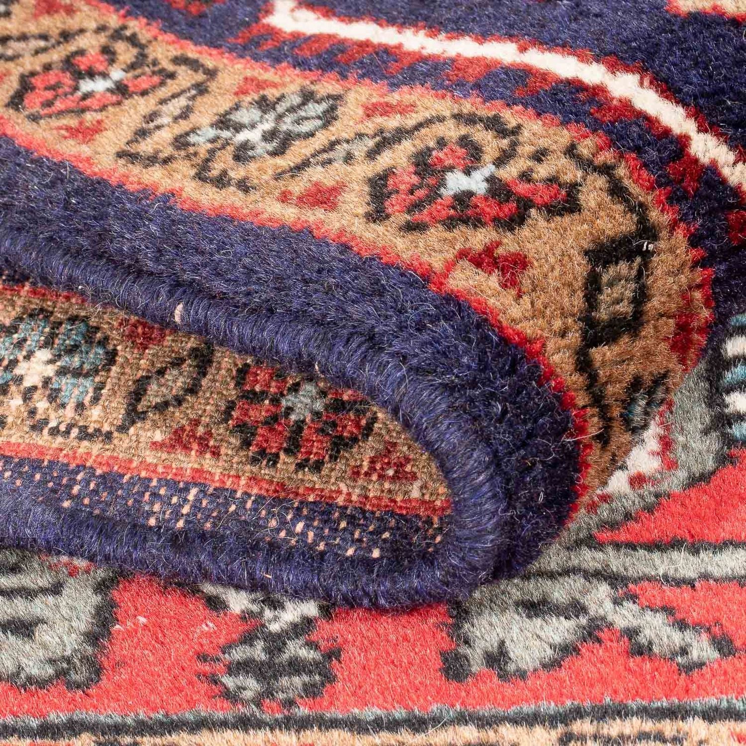 Perserteppich - Nomadic - 150 x 107 cm - rot