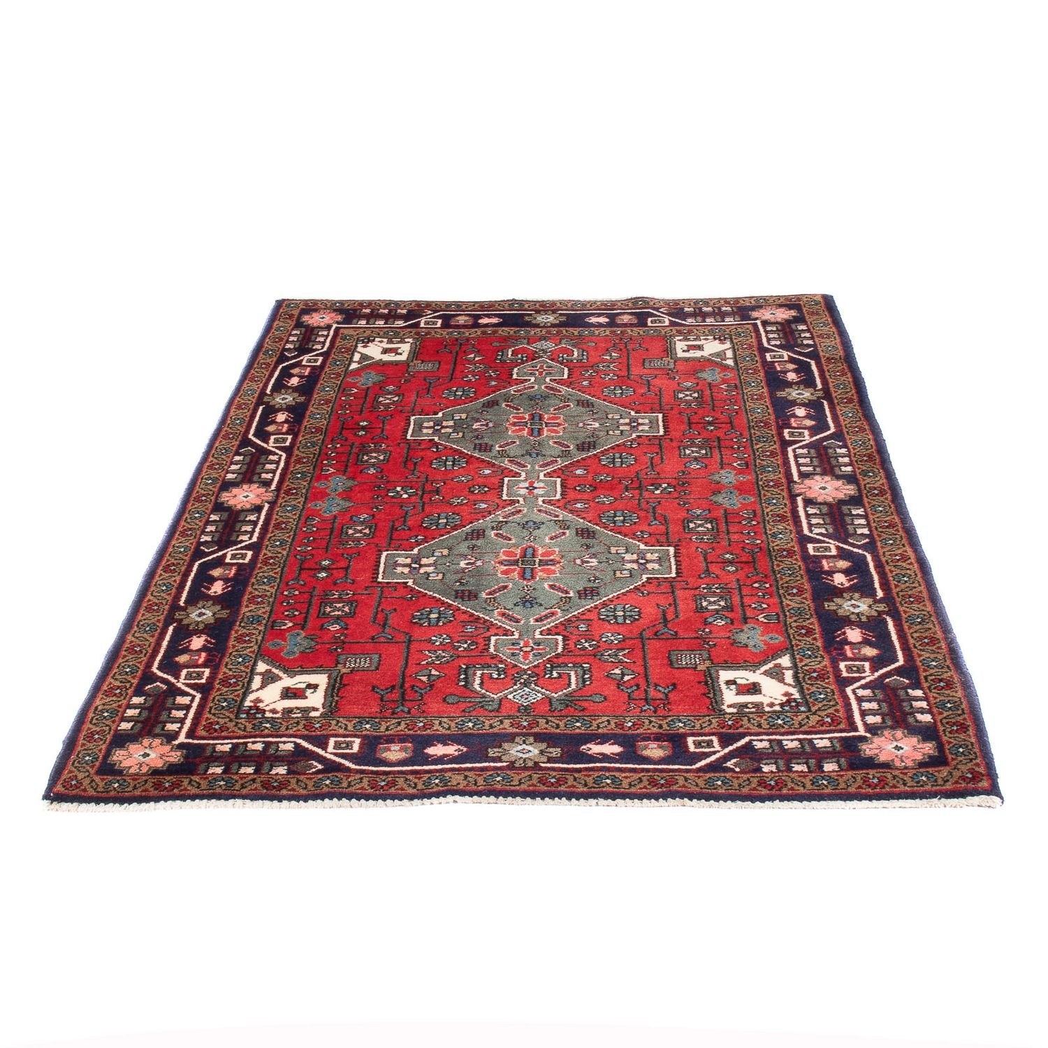 Perserteppich - Nomadic - 150 x 107 cm - rot