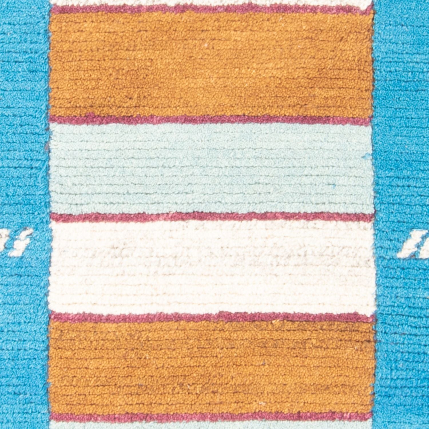 Nepal Teppich - 140 x 70 cm - türkis