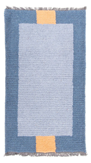 Nepal Teppich - 140 x 70 cm - blau