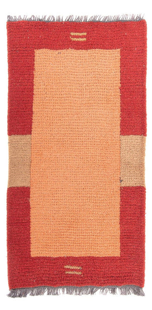 Nepal Teppich - 140 x 70 cm - orange