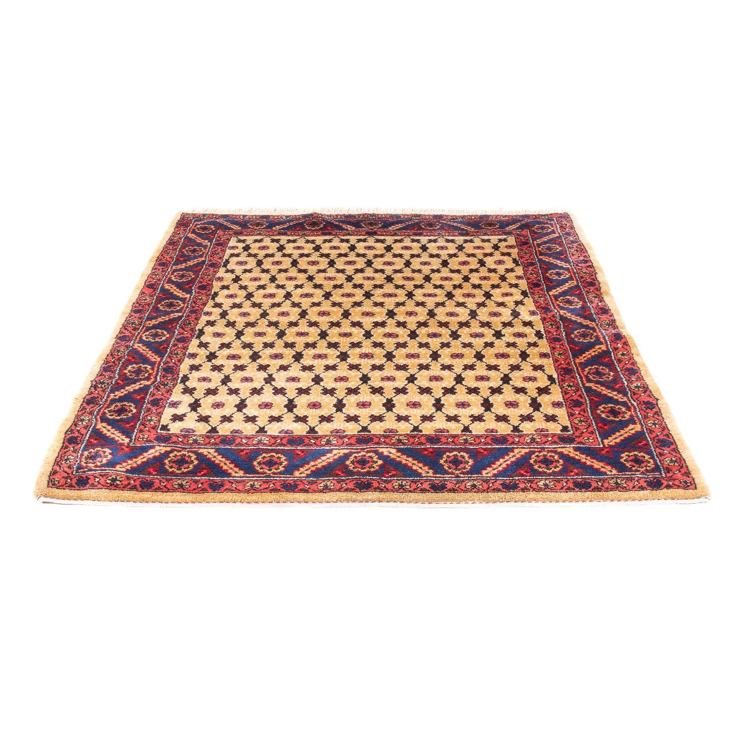 Perserteppich - Nomadic quadratisch  - 147 x 131 cm - beige